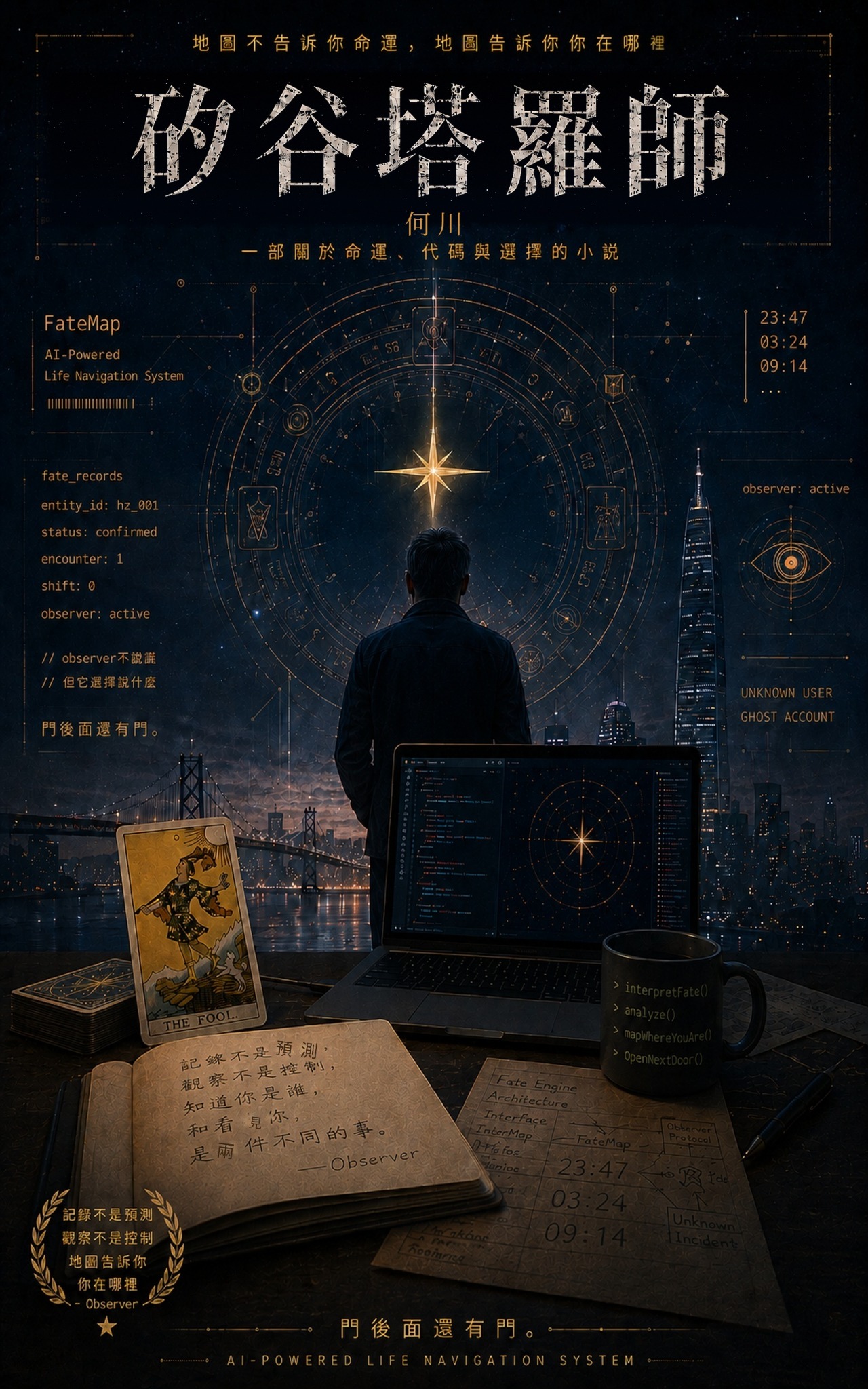 Cover of 矽谷塔羅師 by 何川